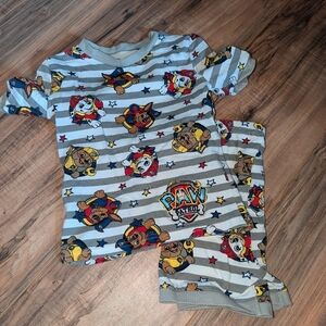 Paw Patrol PJ Set size 5T. Paw Patrol short sleeve and short PJ set.